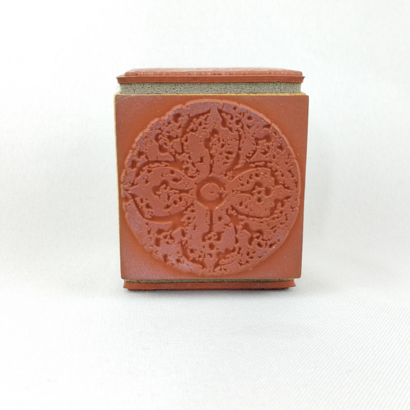 JudiKins Rubber Stamp 4 Sided Cube Fleur-de-Lis - Picture 3 of 7